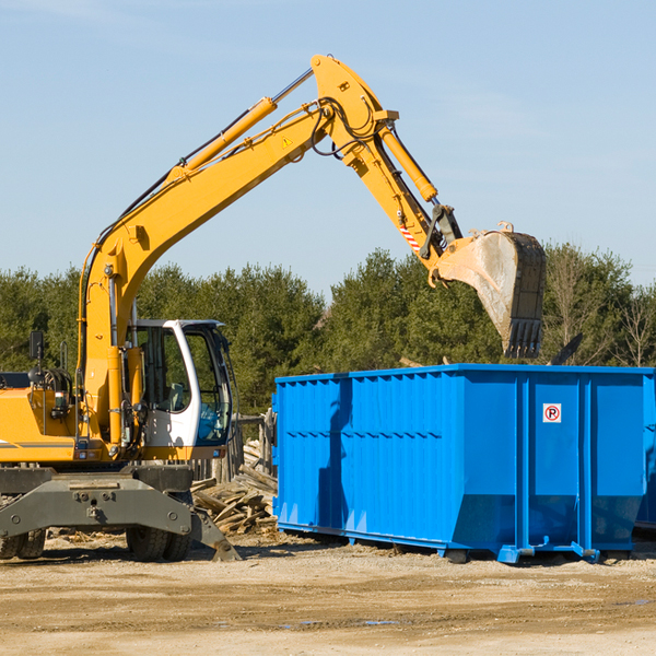 what happens if the residential dumpster is damaged or stolen during rental in Campus Illinois